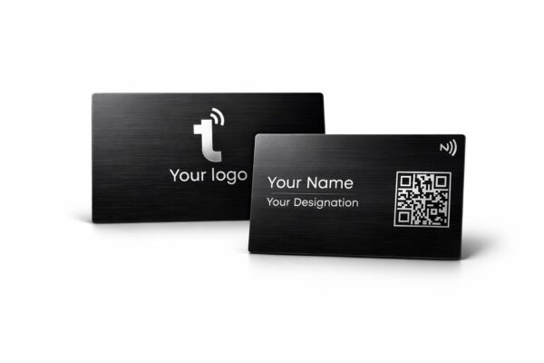 Black Metal NFC Business Card