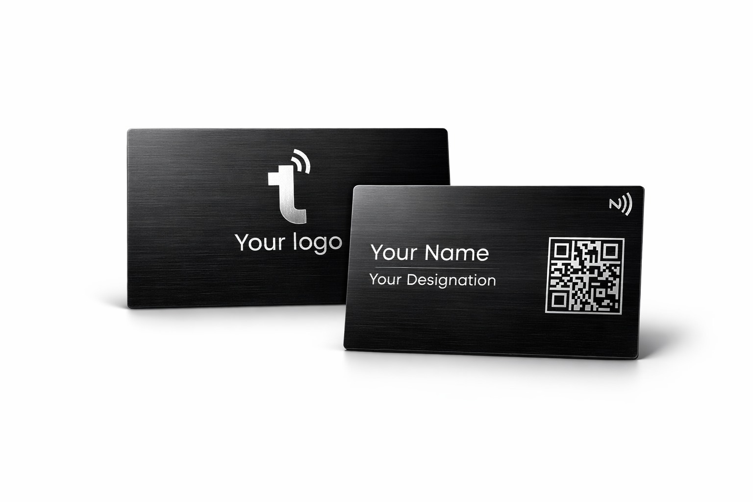 Black Metal NFC Business Card