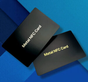 Silver Metal NFC Business Card