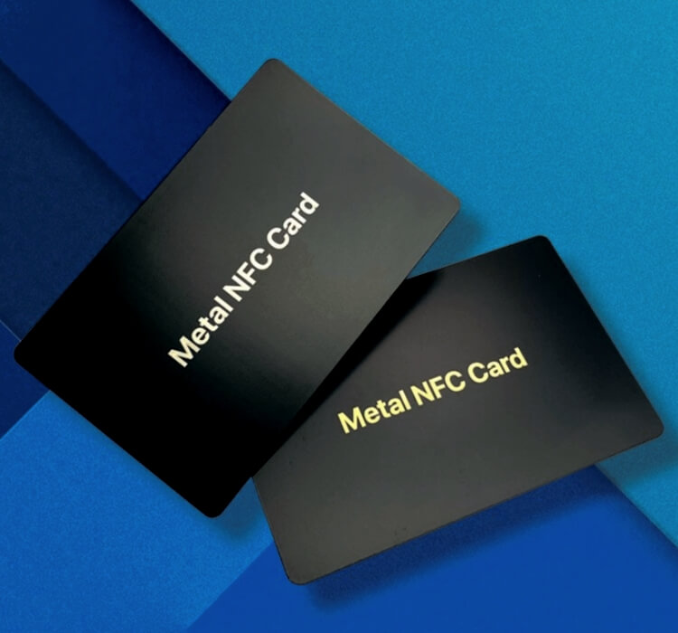 Black Metal NFC Business Card