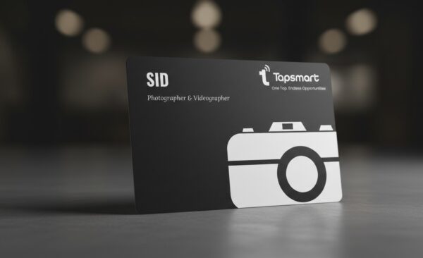 Black Metal NFC Business Card - Image 5