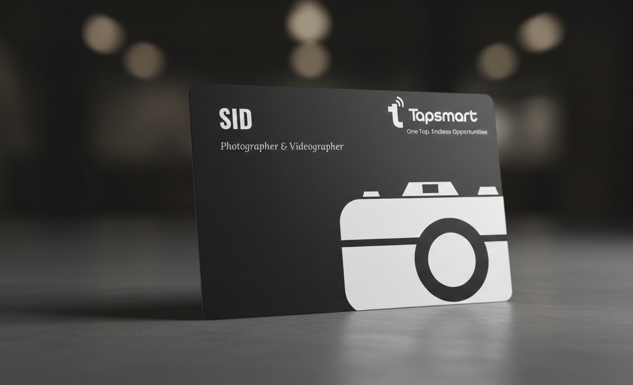 Black Metal NFC Business Card - Image 5