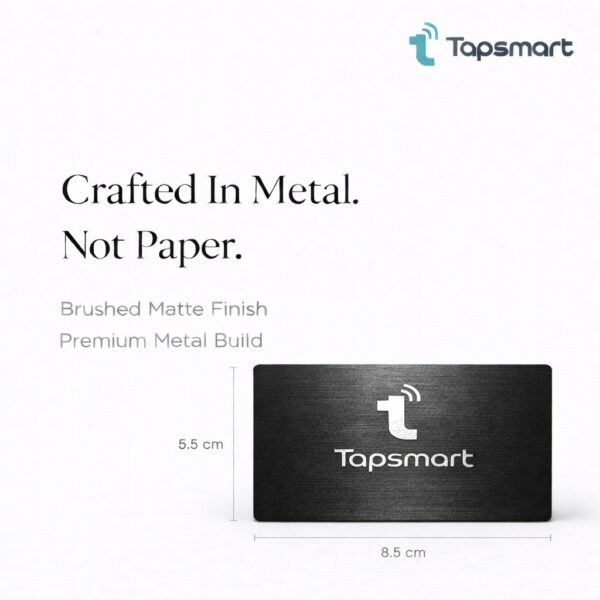 Black Metal NFC Business Card - Image 7