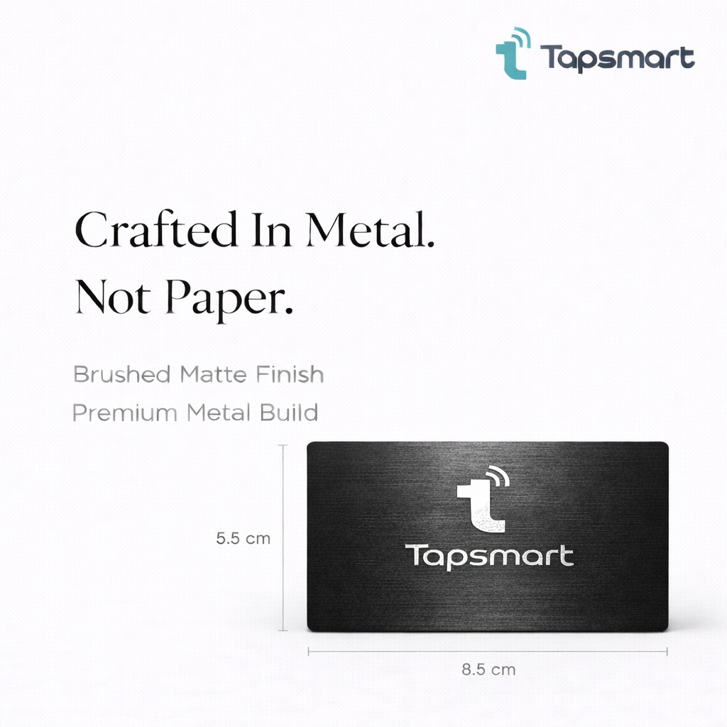 Black Metal NFC Business Card - Image 7