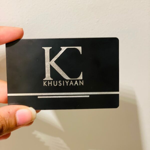 Black Metal NFC Business Card - Image 5