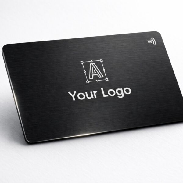 Black Metal NFC Business Card - Image 6