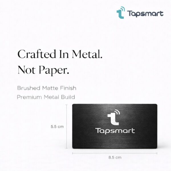 Black Metal NFC Business Card - Image 8