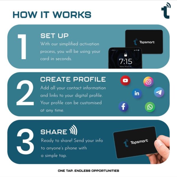 Black Metal NFC Business Card - Image 9