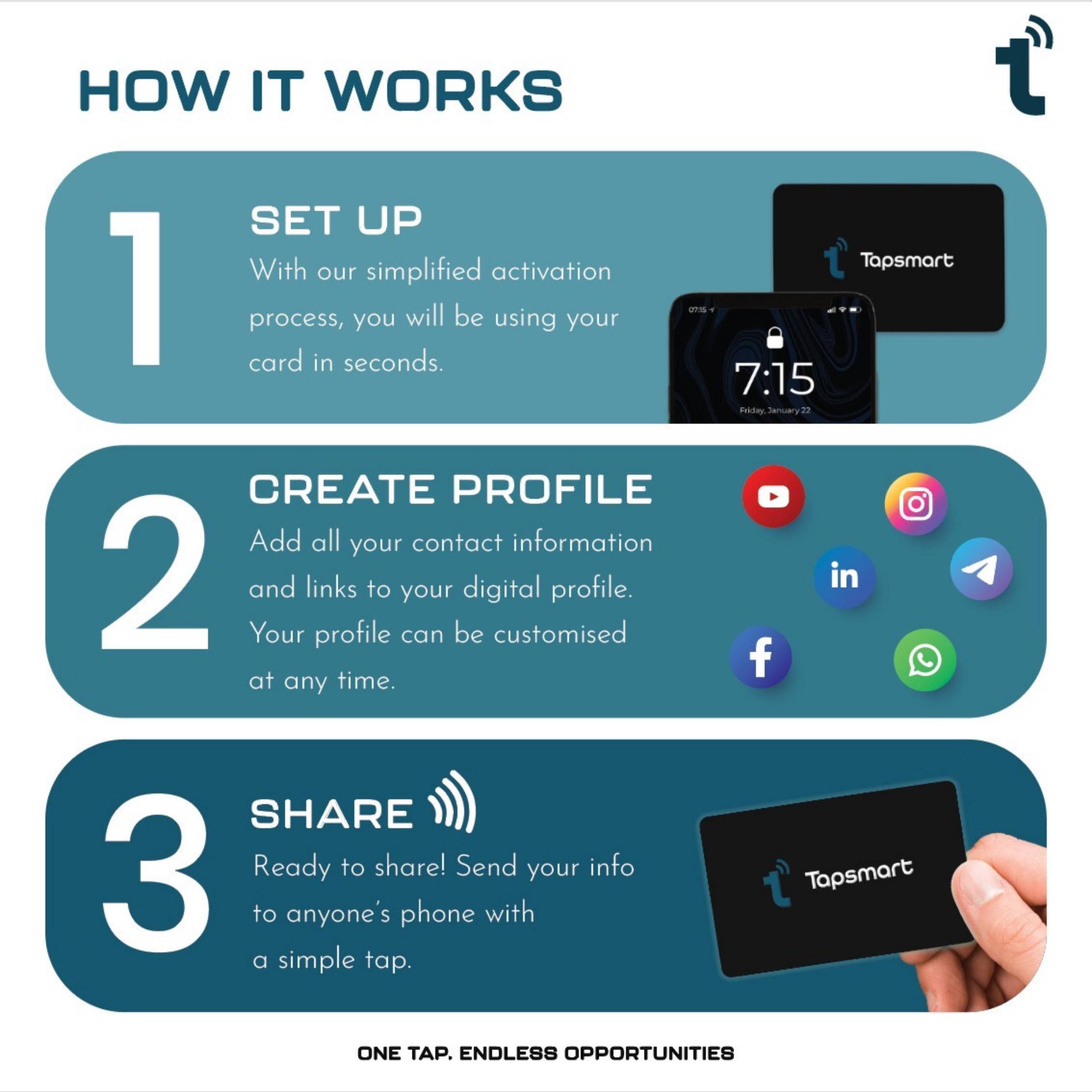 Black Metal NFC Business Card - Image 9