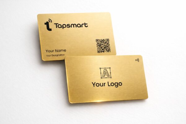 Gold Metal NFC Business Card - Image 3