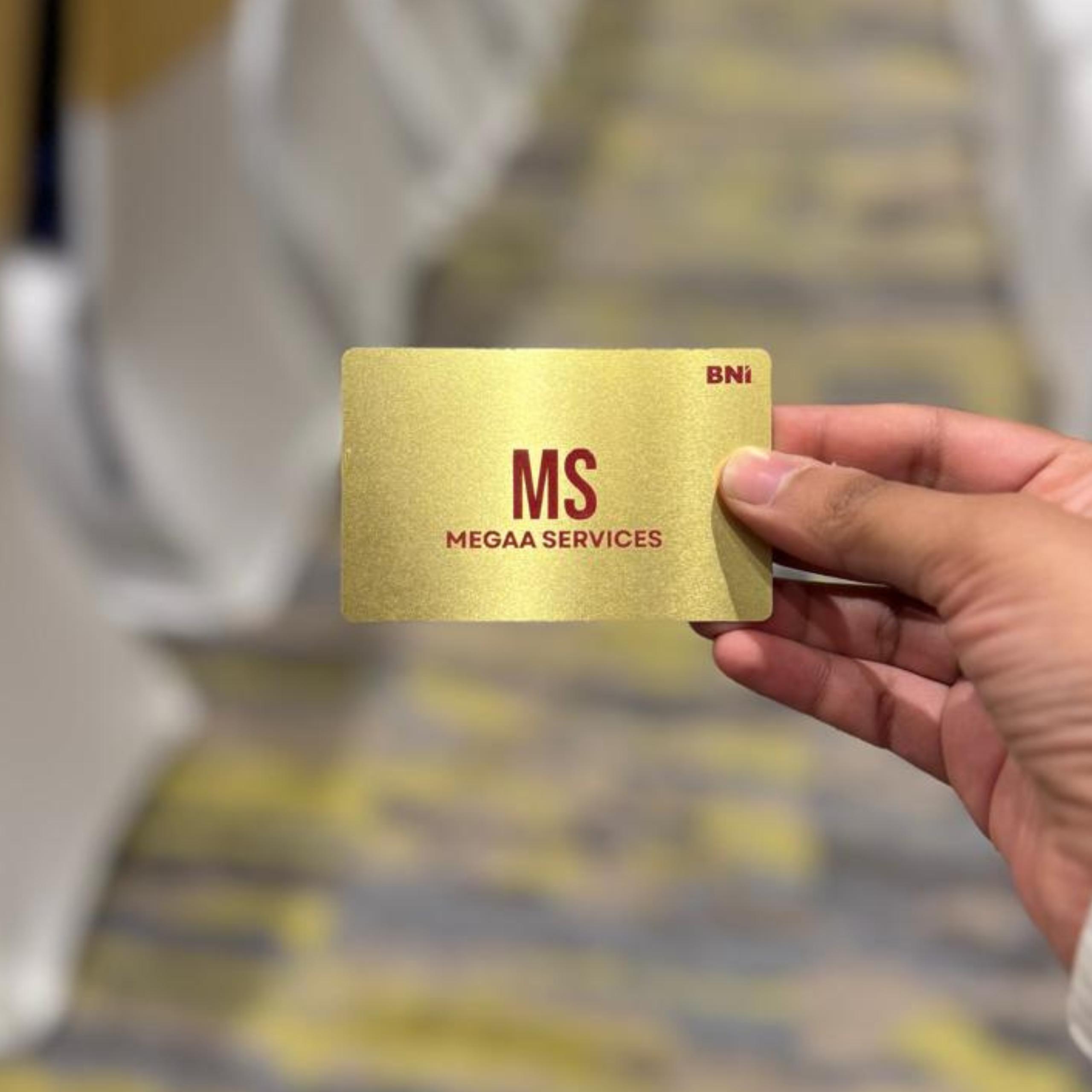 Gold Metal NFC Business Card - Image 5