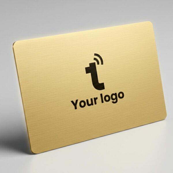 Gold Metal NFC Business Card