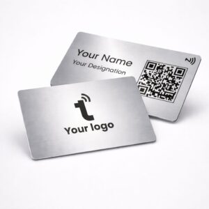 Silver Metal NFC Business Card